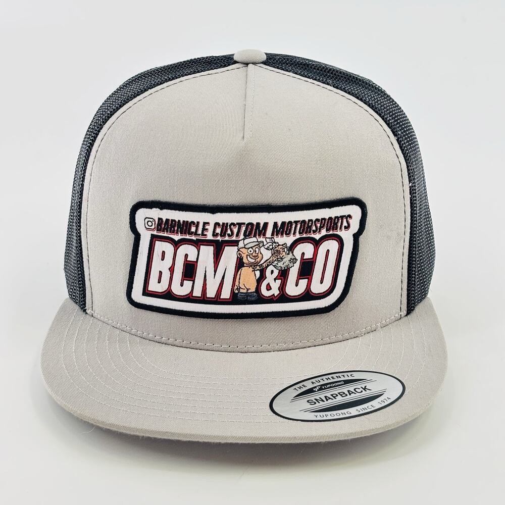 Funny Trucker Hat Cap SnapBack Barnical Motorsport Patch Automotive Nude Dude